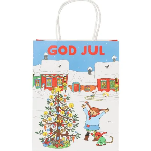 God Jul Presentpåse Pippi Långstrump