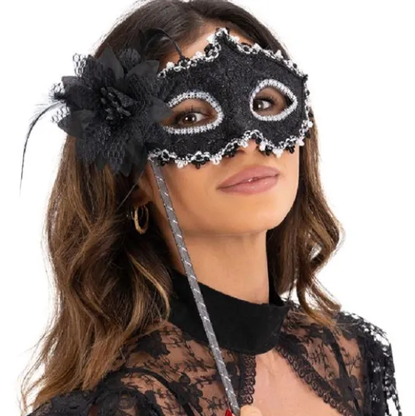 Ögonmask med Blomma & Pinne