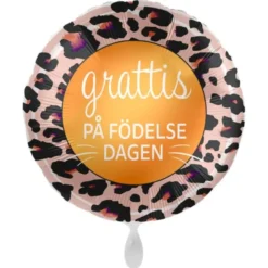 Grattis På Födelsedagen Ballong Wild Birthday