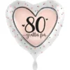 Grattis 80 År Ballong Lovely Birthday