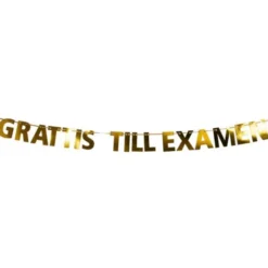 Grattis Till Examen Girlang Guld