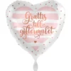 Grattis Till Giftermålet Ballong Rose