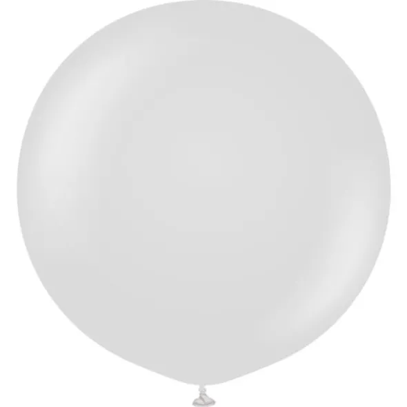 Grå Gigantiska Latexballonger Smoke 2-pack