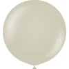 Grå Gigantiska Latexballonger Stone 2-pack