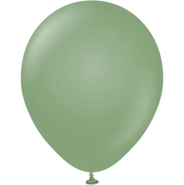 Gröna Latexballonger Eucalyptus 25-pack (25-pack)