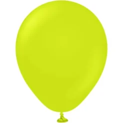 Gröna Miniballonger Lime Green (25-pack)