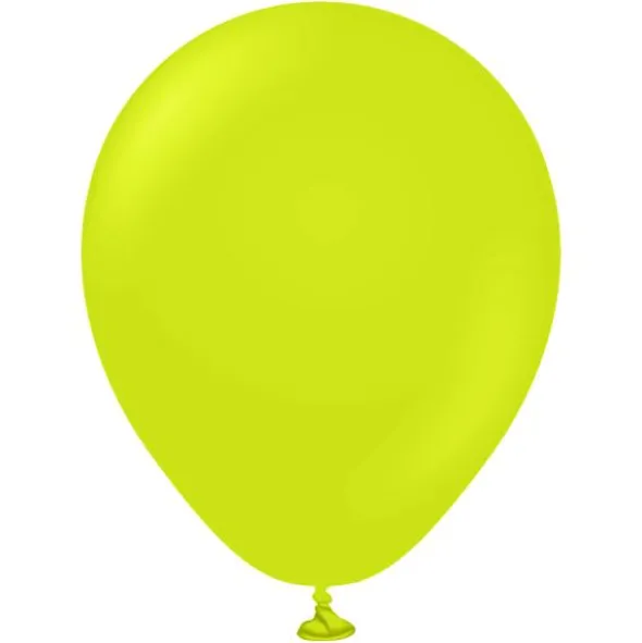 Gröna Miniballonger Lime Green (25-pack)