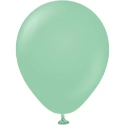 Gröna Miniballonger Mint Green (25-pack)
