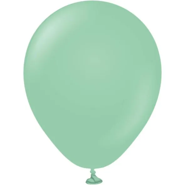 Gröna Miniballonger Mint Green (25-pack)