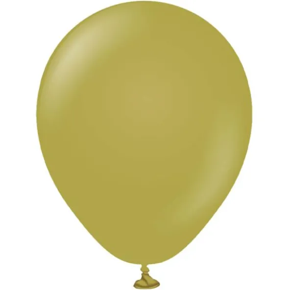 Gröna Miniballonger Olive (25-pack)