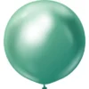 Gröna Stora Chrome Ballonger Green 2-pack (2-pack)
