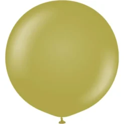 Gröna Stora Latexballonger Olive (2-pack)