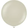 Grå Stora Latexballonger Stone (2-pack)