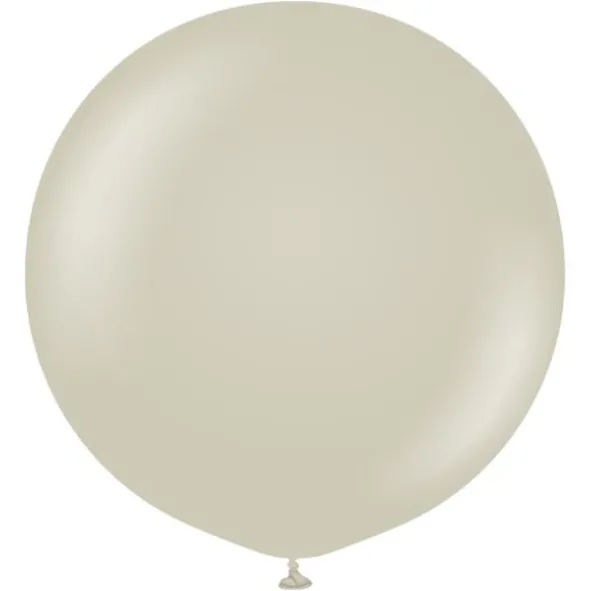 Grå Stora Latexballonger Stone (2-pack)