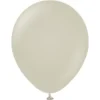 Grå Stora Standard Latexballonger Stone (5-pack)