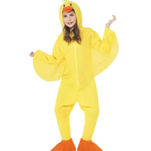 Gul Anka Maskeraddräkt Barn (4-6 år (115-128 cm))