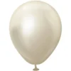 Guldiga Miniballonger Chrome White Gold (25-pack)