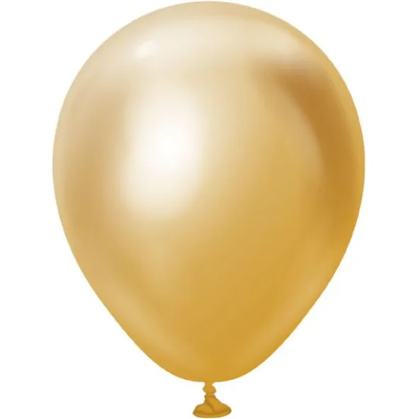Guldiga Mini Chrome Ballonger 100-pack (100-pack)