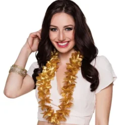 Guld Lei Blomhalsband