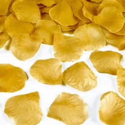 Guld Metallic Rosenblad Konfetti