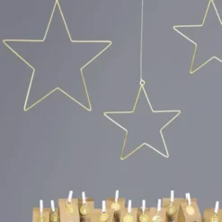 Guld Stjärnor Hängande Dekorationer