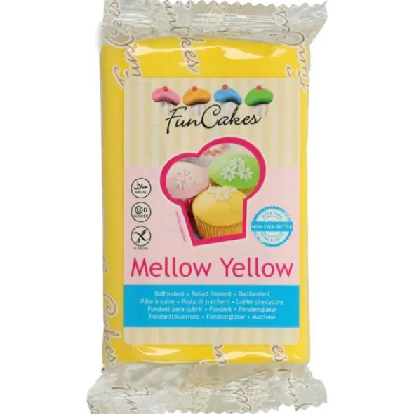 Gul Sockerpasta Mellow Yellow