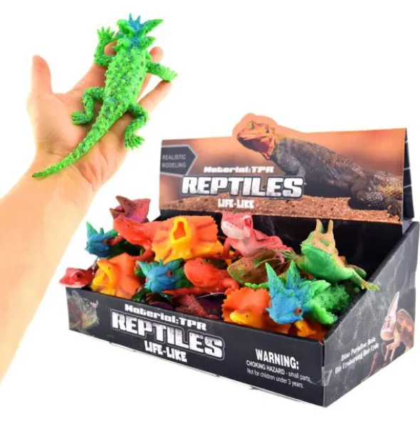 Gummi Ödla Leksak