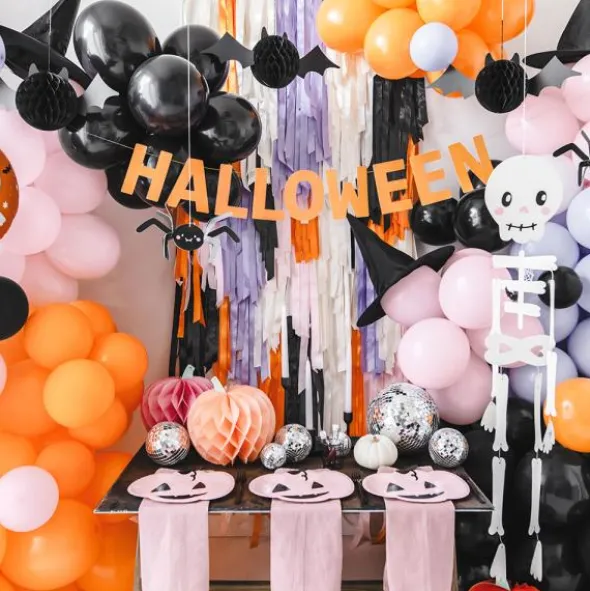 Halloween Girlang Orange