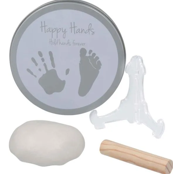 Hand- & Fotavtryck Rund Ask