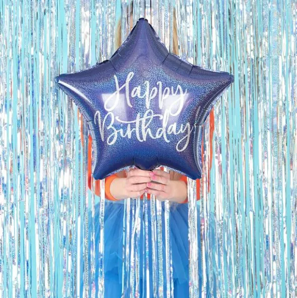 Happy B'day Folieballong Stjärna