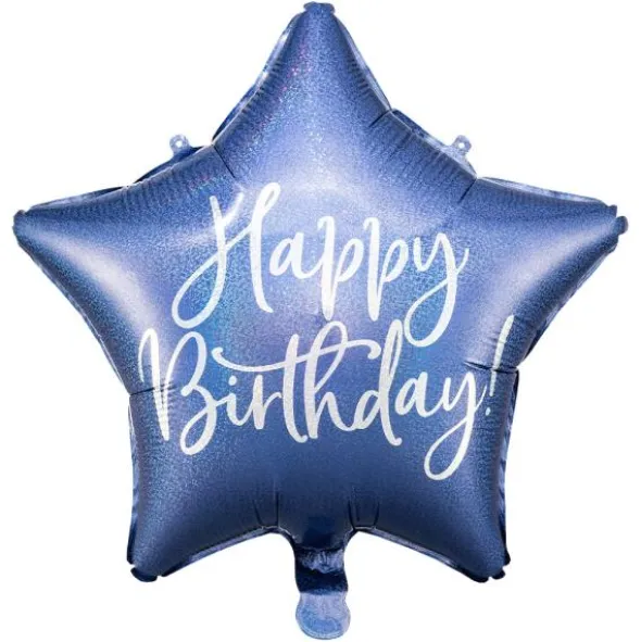 Happy B'day Folieballong Stjärna