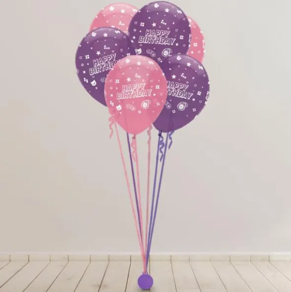 Happy Birthday Ballonger Gamer Party 6-pack