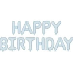 Happy Birthday Ballonggirlang Blå