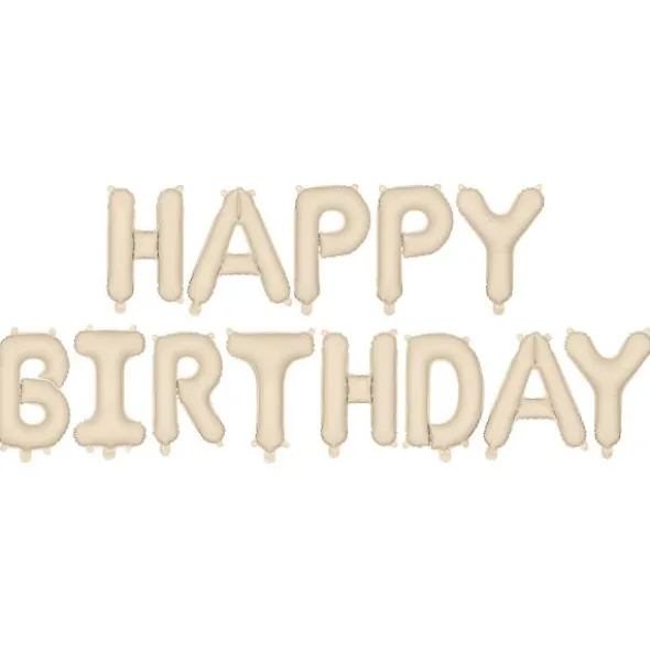 Happy Birthday Ballonggirlang Beige