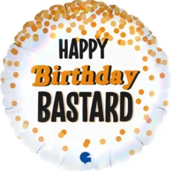 Happy Birthday Bastard Folieballong