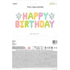 Happy Birthday Bokstavsballonger