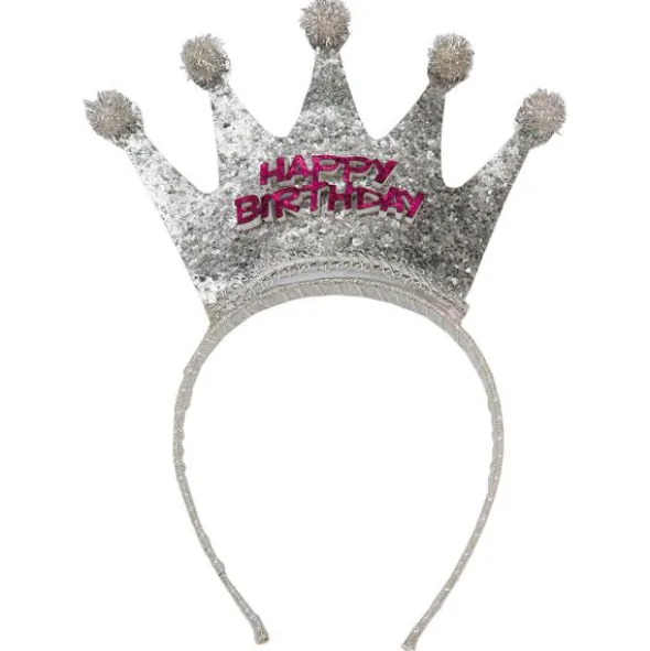 Happy Birthday Diadem med Krona
