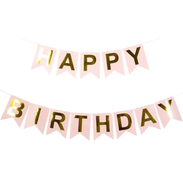 Happy Birthday Flaggirlang Rosa