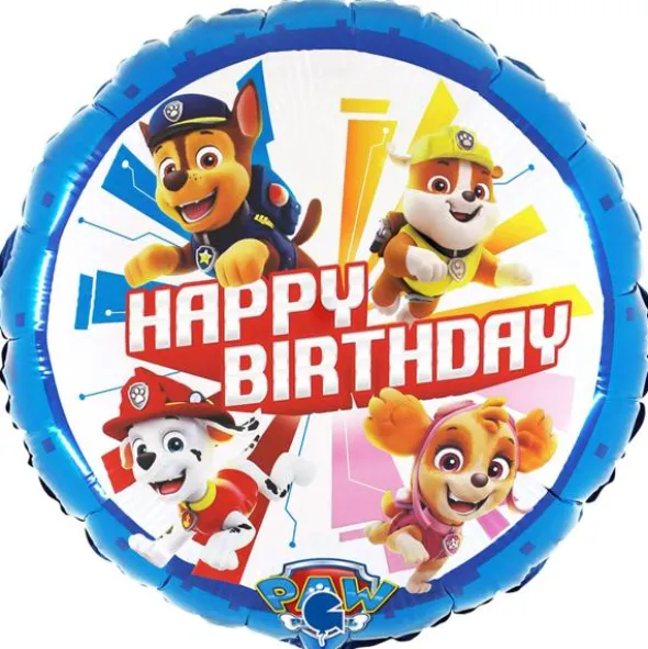 Happy Birthday Folieballong Paw Patrol