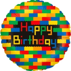 Happy Birthday Folieballong Klossar