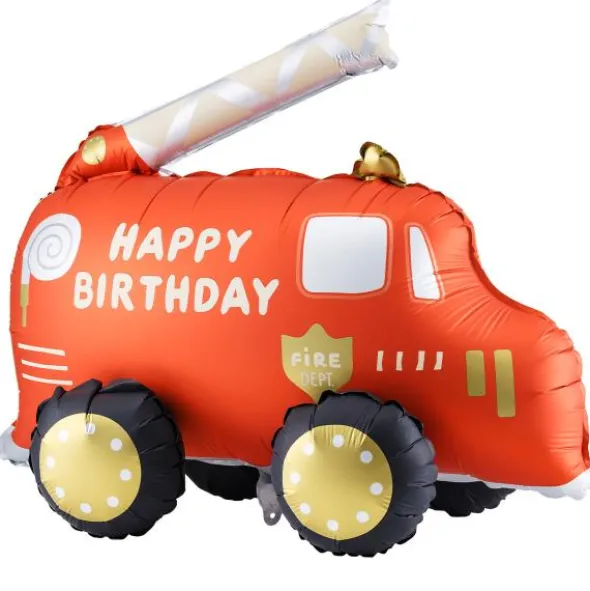 Happy Birthday Folieballong Brandbil