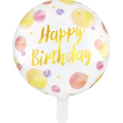 Happy Birthday Folieballong Prickig 46 cm