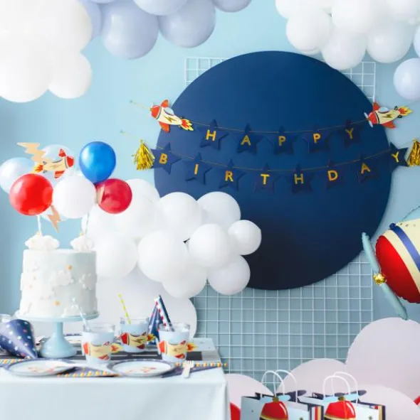 Happy Birthday Girlang Flygplan