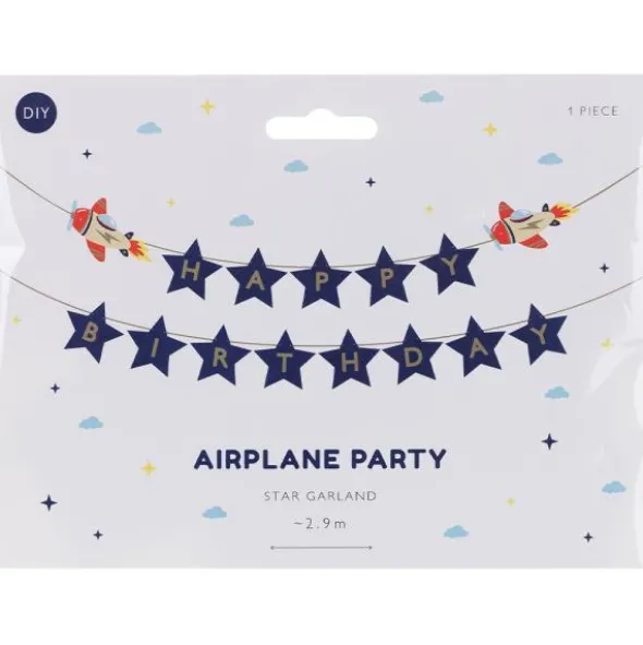 Happy Birthday Girlang Flygplan