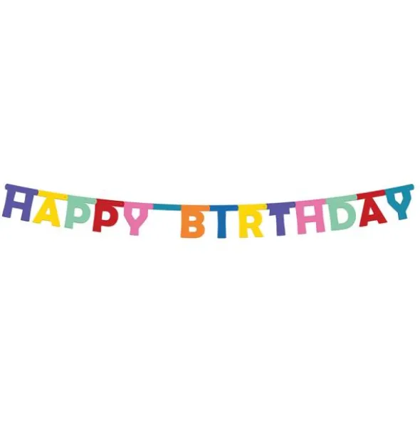 Happy Birthday Girlang Färg Mix