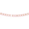 Happy Birthday Girlang Ljusrosa & Guld