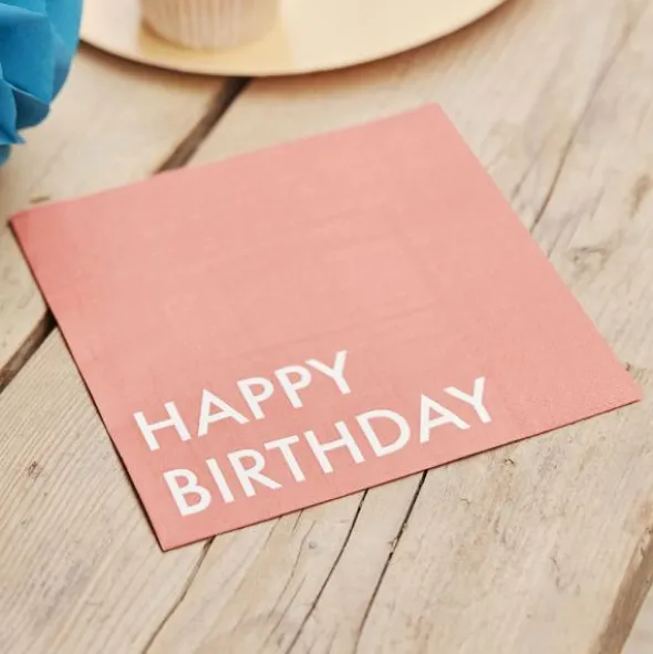 Happy Birthday Servetter Mix It Up Brights