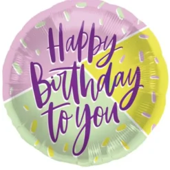 Happy Birthday To You Ballong Färg Mix