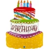 Happy Birthday Tårta Ballong