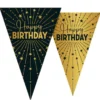 Happy Birthday Vimpelgirlang med Stjärnor